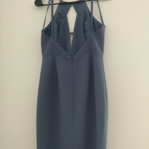 BCBG Navy Blue Prom Dress - Picture 7 of 8